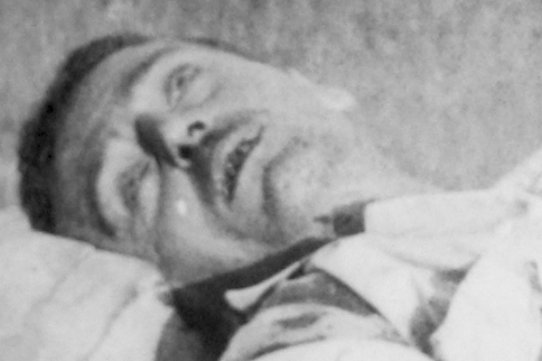 Imatge del maqui desconegut que apareix a l'acta de defunció, datada el 5 de juliol de 1949. Foto: Argimiro Ferrero.