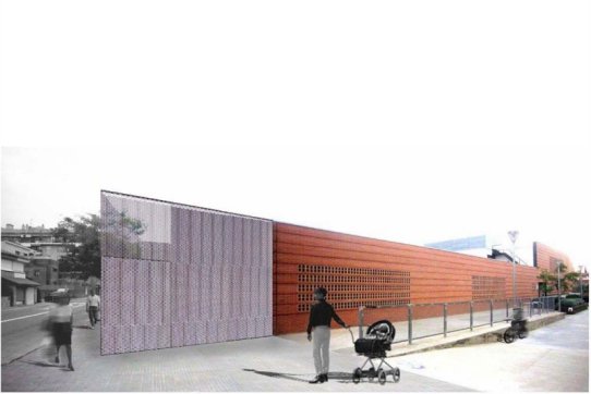 Simulació de l'estat exterior del CAP un cop s'hagi dut a terme el projecte