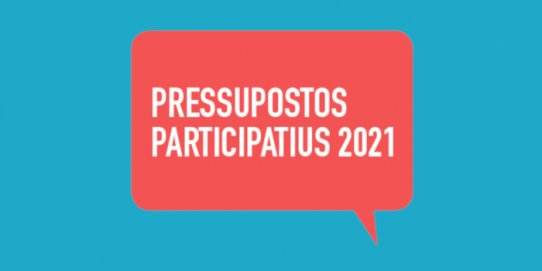 Logotip dels Pressupostos Participatius 2021.