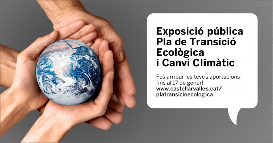 Exposició pública dle Pla de Transició Ecològica i Canvi Climàtic