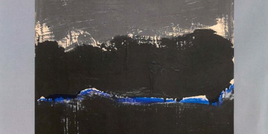 Fragment de la imatge de la pintura que dona forma al cartell promocional de l'exposició.