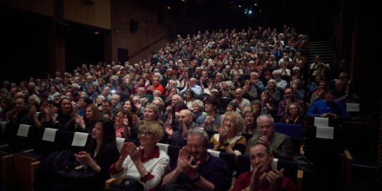 La platea de l'Auditori Miquel Pont s'ha omplert diverses vegades amb les projeccions d'aquesta edició del BRAM!.