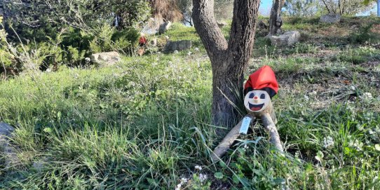 Un tió, en una edició anterior de la proposta.