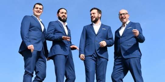 Imatge dels integrants del Metropolitan Union Barbershop Quartet.