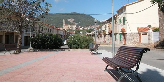 Imatge del carrer de Josep Maria Valls. 