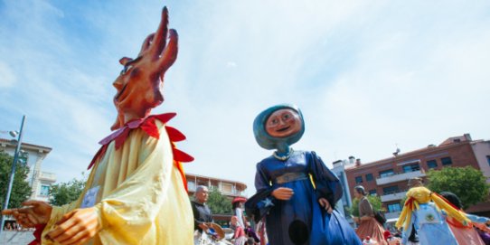 Imatge d'arxiu d'una Cercavila Gegantera anterior.