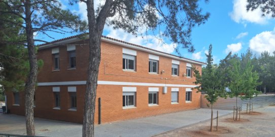 Imatge de les obres de l'IE Sant Esteve.