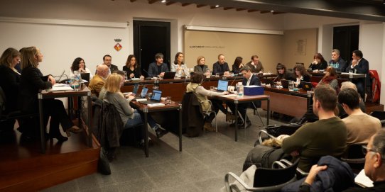 Imatges d'una sessió plenària anterior.