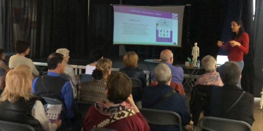 Imatge d'una xerrada anterior a L'Alcavot.