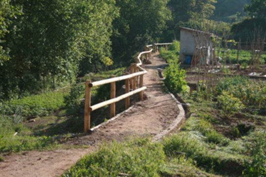 Tram del camí arranjat