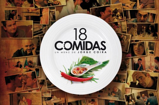 Fragment del cartell de "18 comidas"