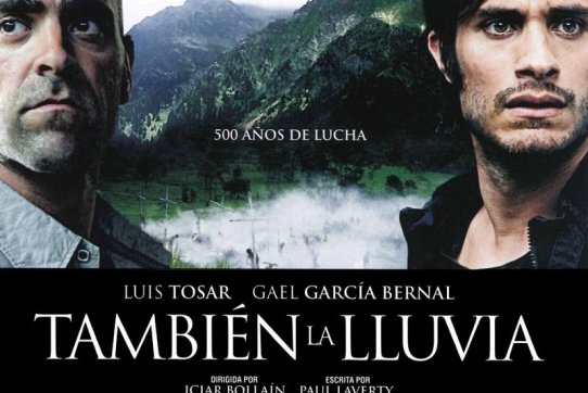 Fragment del cartell de "También la lluvia"