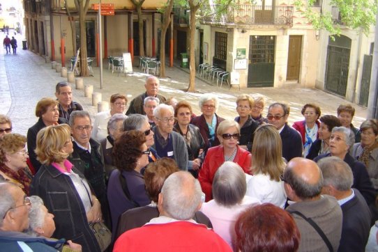 Sortida de gent gran a Girona el 2008