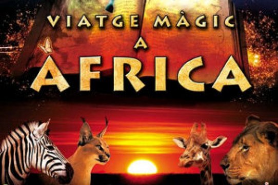 Fragment del cartell de "Viatge màgic a Àfrica"