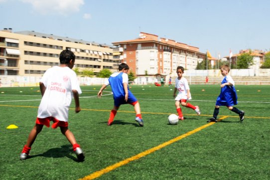 Partit de futbol nens