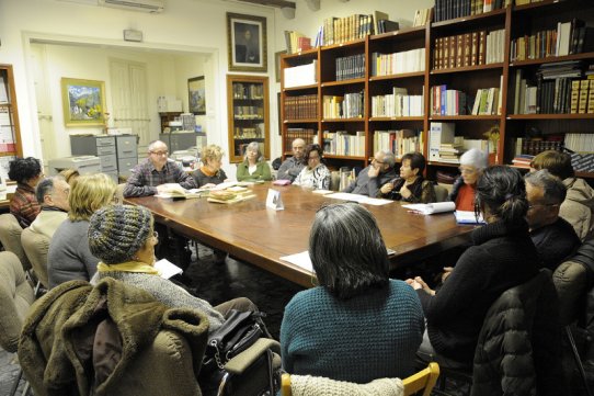 Imatge de la sessió d'En to poètic de l'11 de febrer de 2013