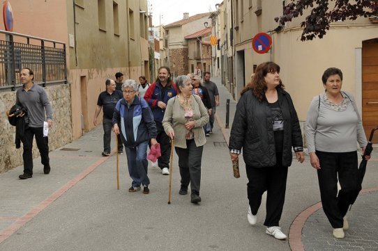 Imatge d'una sortida anterior del cicle "camina i fes salut"